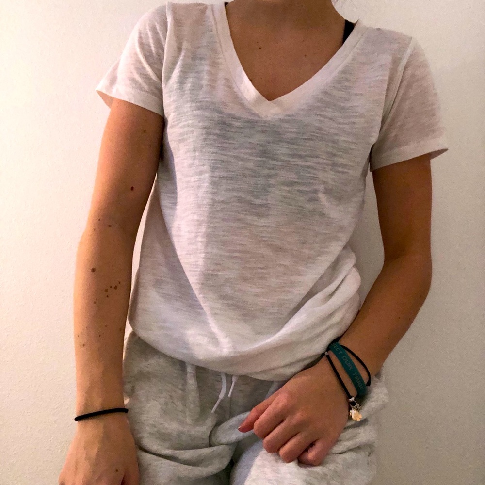 Basic white tee